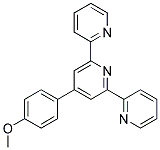 4-(P-METHOXYPHENYL)-2,6-DI(2-PYRIDYL)PYRIDINE Struktur