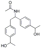 N-(1,2-BIS(P-(1-HYDROXYETHYL)PHENYL)ETHYL)ACETAMIDE Struktur