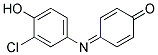 N-(3-CHLORO-4-HYDROXYPHENYL)-P-BENZOQUINONEMONOIMINE Struktur