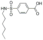 P-(HEXYLSULFAMOYL)BENZOICACID Struktur