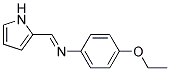 P-ETHOXY-N-(2-PYRROLYLMETHYLENE)ANILINE Struktur