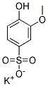 POTASSIUM4-HYDROXY-3-METHOXYBENZENESULFONATE Struktur