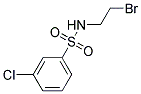 N-(2-Bromo-ethyl)-3-chloro-benzenesulfonamide Struktur