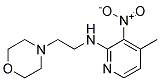 (4-Methyl-3-nitro-pyridin-2-yl)-(2-morpholin-4-yl-ethyl)-amine Struktur