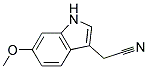 (6-methoxy-1H-indol-3-yl)acetonitrile Struktur