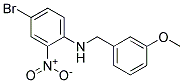 (4-Bromo-2-nitro-phenyl)-(3-methoxy-benzyl)-amine Struktur