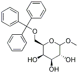 Methyl 6-O-trityl-D-galactopyranoside Struktur