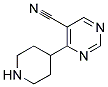 4-piperidin-4-ylpyrimidine-5-carbonitrile Struktur