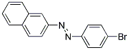 2-(P-BROMOPHENYLAZO)NAPHTHALENE Struktur