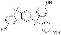 4,4'-(1-(P-(4-HYDROXY-A,A-DIMETHYLBENZYL)PHENYL)ETHYLIDENE)DIPHENOL Struktur