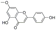 5-HYDROXY-2-(P-HYDROXYPHENYL)-7-METHOXY-4-CHROMENONE Struktur