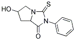 7-HYDROXY-3-PHENYL-2-THIOXO-1,3-DIAZABICYCLO(3.3.0)OCTAN-4-ONE Struktur