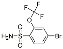 4-Bromo-2-trifluoromethoxybenzenesulfonamide Struktur