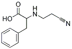 2-[(2-CYANOETHYL)AMINO]-3-PHENYLPROPANOIC ACID Struktur