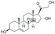 5-PREGNEN-3-BETA, 16-ALPHA, 21-TRIOL-20-ONE Struktur