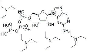 ADENOSINE 5'-TRIPHOSPHATE, TETRA (TRIETHYLAMMONIUM) SALT, [ALPHA-33P] Struktur