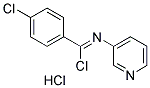 N1-(3-PYRIDYL)-4-CHLOROBENZENE-1-CARBOXIMIDOYL CHLORIDE HYDROCHLORIDE Struktur