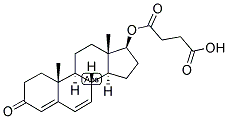 4,6-ANDROSTADIEN-17-BETA-OL-3-ONE HEMISUCCINATE Struktur