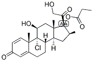 1,4-PREGNADIEN-9-ALPHA-CHLORO-16-BETA-METHYL-11-BETA, 17,21-TRIOL-3,20-DIONE17-PROPIONATE Struktur