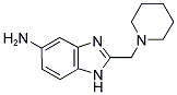 2-PIPERIDIN-1-YLMETHYL-1H-BENZOIMIDAZOL-5-YLAMINE Struktur