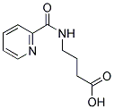 4-[(PYRIDIN-2-YLCARBONYL)AMINO]BUTANOIC ACID Struktur