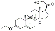 3,5-PREGNADIEN-3,21-DIOL-20-ONE 3-ETHYL ETHER Struktur