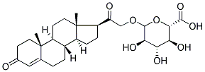 4-PREGNEN-21-OL-3,20-DIONE-3,21-GLUCURONIDE Struktur