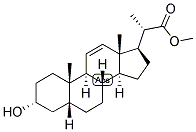 11,(5-BETA)-23,24-BISNOR-CHOLENIC ACID-3-ALPHA-OL METHYL ESTER Struktur