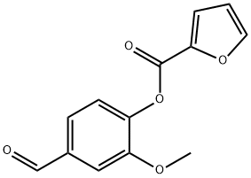 4-FORMYL-2-METHOXYPHENYL 2-FUROATE Struktur