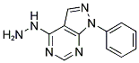 (1-PHENYL-1H-PYRAZOLO[3,4-D]PYRIMIDIN-4-YL)-HYDRAZINE Struktur