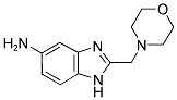 2-MORPHOLIN-4-YLMETHYL-1H-BENZOIMIDAZOL-5-YLAMINE Struktur