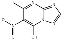 5-METHYL-6-NITRO[1,2,4]TRIAZOLO[1,5-A]PYRIMIDIN-7-OL Struktur