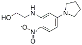 2-[(2-NITRO-5-PYRROLIDIN-1-YLPHENYL)AMINO]ETHANOL Struktur