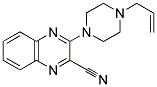 3-(4-ALLYLPIPERAZIN-1-YL)-2-QUINOXALINECARBONITRILE Struktur