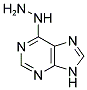 (9H-PURIN-6-YL)-HYDRAZINE Struktur