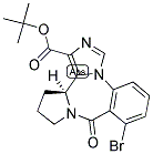 9H-IMIDAZO(1,5-A)PYRROLO(2,1-C)(1,4)BENZODIAZEPINE-1-CARBOXYLIC ACID, 11,12,13,13A-TTRRRAHYDRO-8-BROMO-9-OXO-, 1,1-DIMETHYLETHYL ESTER, (S)- Struktur