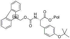 FMOC-L-TYR(TBU)-PEG-PS Struktur