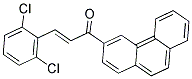 3-(2,6-DICHLOROPHENYL)-1-(3-PHENANTHRYL)PROP-2-EN-1-ONE Structure