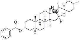 5-BETA, 20-ALPHA, 22-ALPHA, 25D-SPIROSTAN-3-ALPHA-OL BENZOATE Struktur