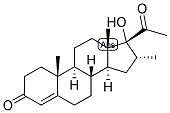 16-ALPHA-METHYL-17-HYDROXYPROGESTERONE Struktur