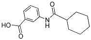 3-[(CYCLOHEXYLCARBONYL)AMINO]BENZOIC ACID Struktur