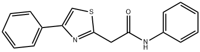 N-PHENYL-2-(4-PHENYL-1,3-THIAZOL-2-YL)ACETAMIDE Struktur