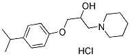 1-(4-ISOPROPYLPHENOXY)-3-PIPERIDIN-1-YLPROPAN-2-OL HYDROCHLORIDE Struktur