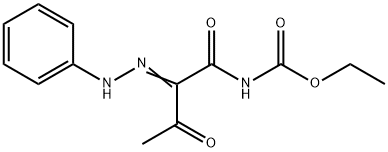 ETHYL N-[3-OXO-2-(2-PHENYLHYDRAZONO)BUTANOYL]CARBAMATE Struktur