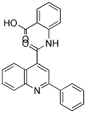 2-[(2-PHENYL-QUINOLINE-4-CARBONYL)-AMINO]-BENZOIC ACID Struktur