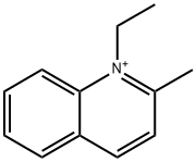 1-ETHYL-2-METHYLQUINOLINIUM Struktur