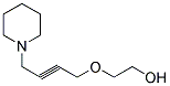 2-[(4-PIPERIDINOBUT-2-YNYL)OXY]ETHAN-1-OL Struktur