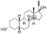 5-BETA-ESTRAN-17-ALPHA-ETHYNYL-3-ALPHA, 17-BETA-DIOL Struktur