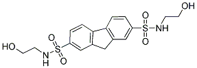 N,N'-BIS(2-HYDROXYETHYL)-9H-FLUORENE-2,7-DISULFONAMIDE Struktur