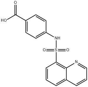 4-[(8-QUINOLINYLSULFONYL)AMINO]BENZOIC ACID price.